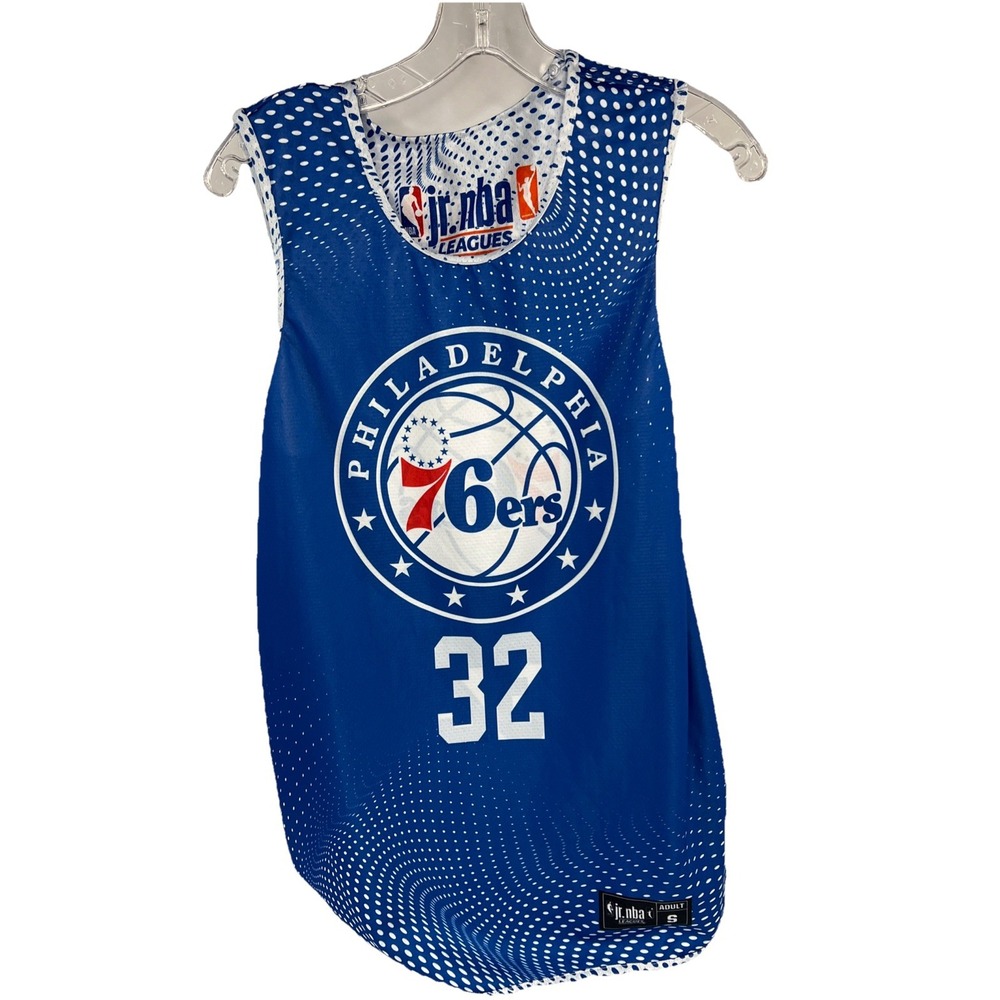 Philadelphia‎ 76ers Jr. NBA Leagues Reversible Billy Cunningham Jersey Adult Sm